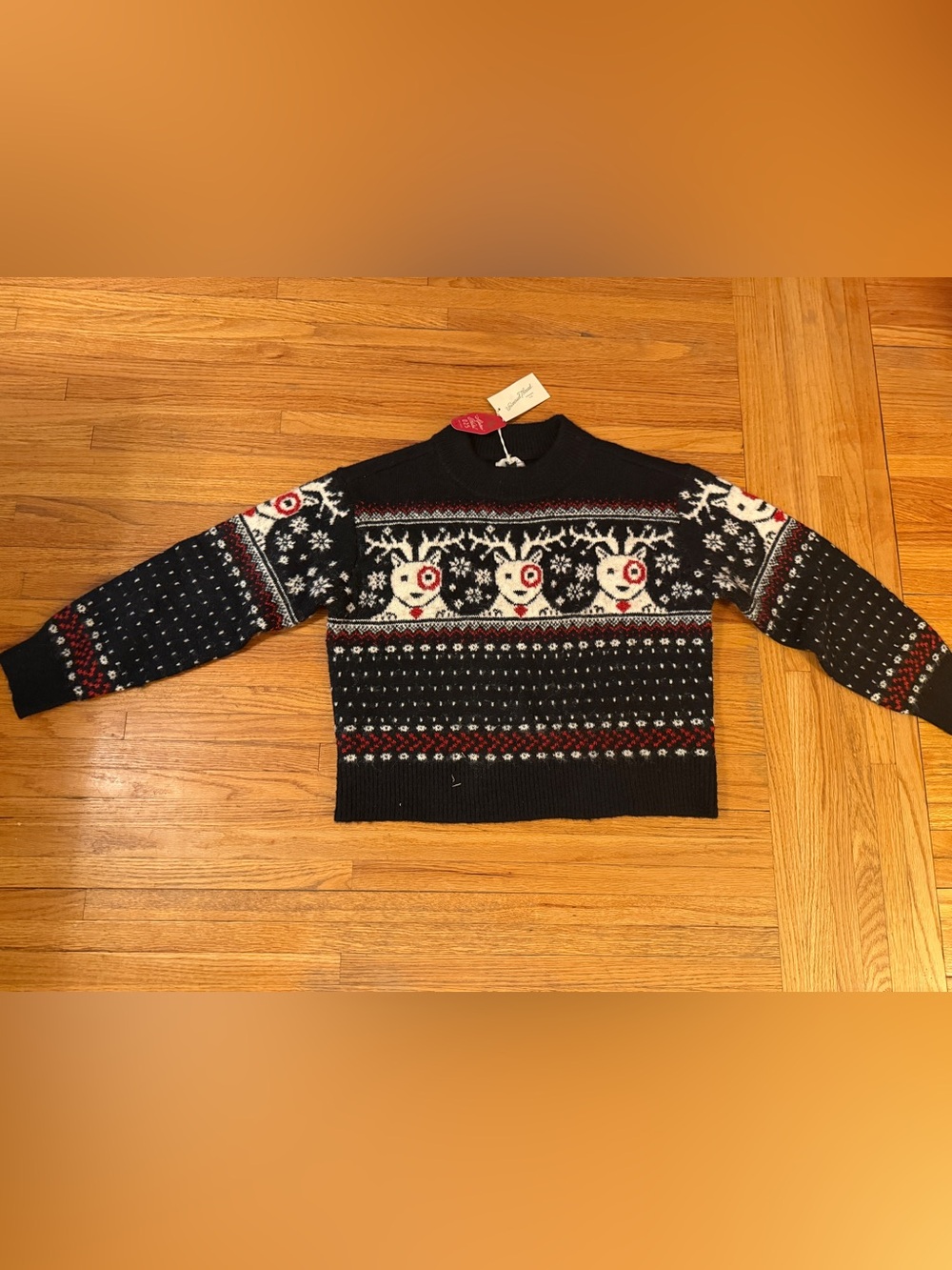 Universal Threads Women’s Bullseye Holiday Knit Sweater